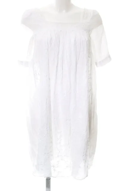 ALL SAINTS Abito baby-doll Donna Taglia IT 40 bianco elegante