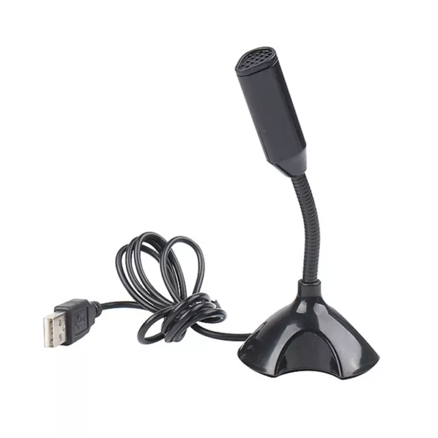 USB Laptop Microphone Voice Mic High Sensitivity  Studio Speech Mic Stand4815