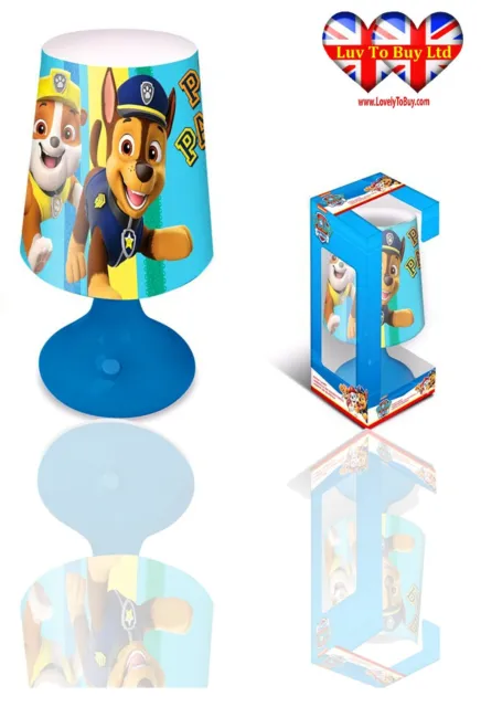 Paw Patrol Table/Desk Lamp,Bedside Tables Desks Shelves Lamp,Official Licensed