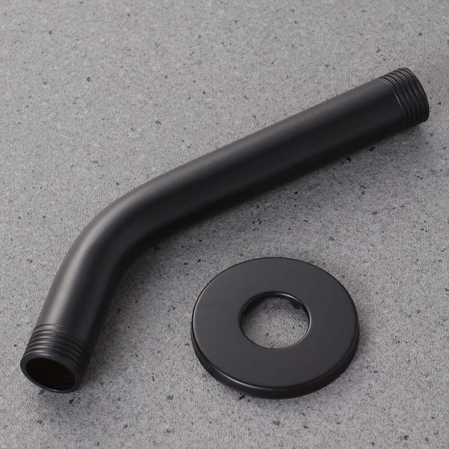 Prolunga Doccia In Acciaio Inox 10cm - Adattatore Alta Pressione Con Filettatura G1/2, Placcatura Cromo