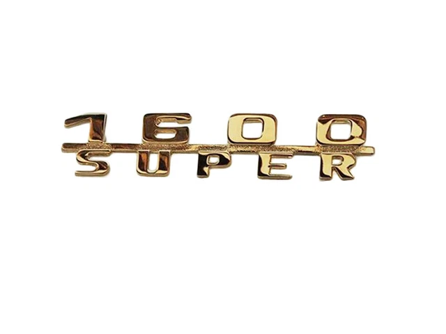 Tipo di Caratteri Targa Ì Scritta Distintivo 1600 Super per Porsche 356