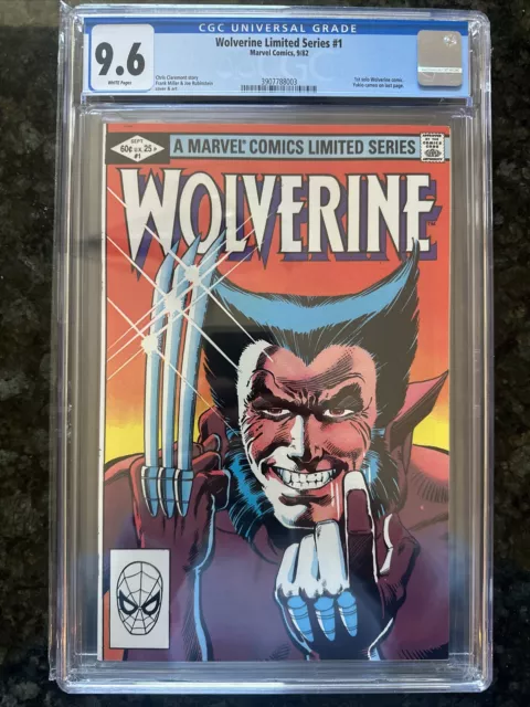 Wolverine Limited Series #1 1982 Marvel Comic Book 1st Solo Wolverine CGC 9.6