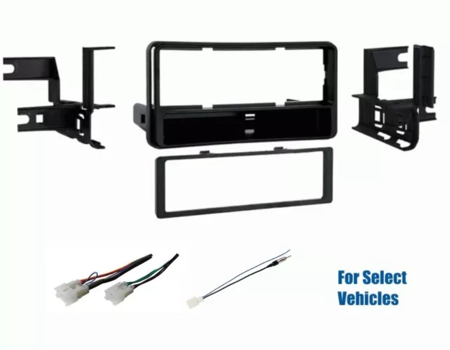 1 DIN Car Stereo Radio Install Dash Wire Kit for some 2012-2017 Toyota Yaris