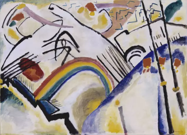 Cossacks by Wassily Kandinsky, Handmade Oil Painting Art Reproduction WK024