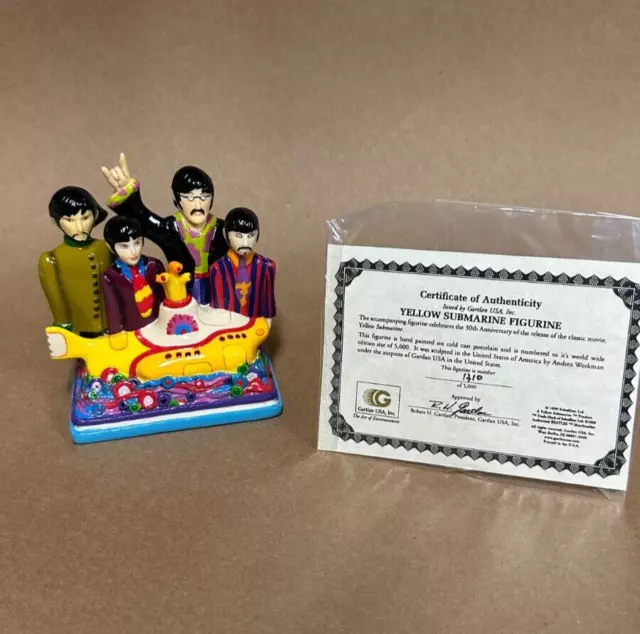 The Beatles Yellow Submarine Figurine by Gartlan USA Inc. 1999 | Limited Edition