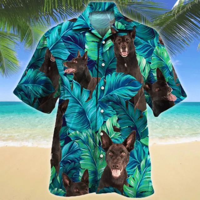 Australian Kelpie Dog 3D Hawaii Shirt HALLOWEEN GIFT BEST PRICE CHRISTMAS GIFT