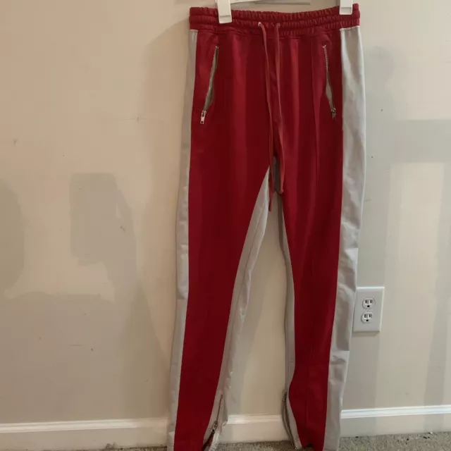 Men Zipper Flared Sweatpants