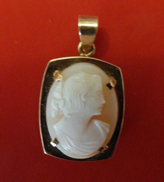 Pendentif Neuf En Or Blanc 18 Carats Avec Perle Grise Et Diamants - Poinçon Tête D'aigle