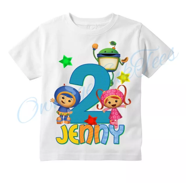 Team Umizoomi Custom t-shirt Personalize, Birthday Tee, Add NAME/AGE