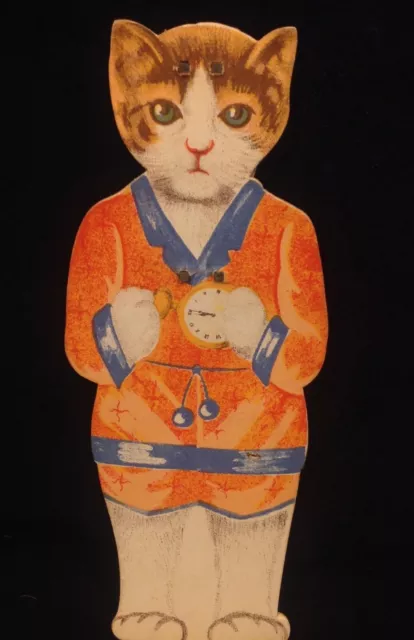 Antique German Paper Cat Doll 2