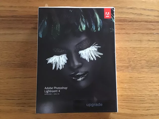 Adobe Photoshop Lightroom 4 windows/Mac OS Upgrade UK Retail Version - Genuine