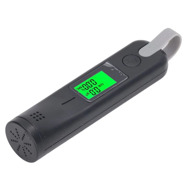 (Schwarz)Atemalkoholtester Atemtester Hohe Genauigkeit DC 5C Kabellos✈