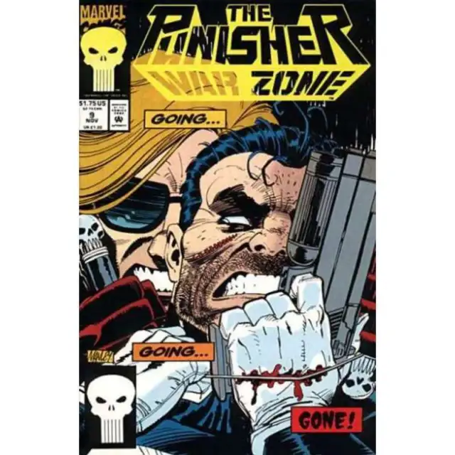 Punisher: War Zone (1992 series) #9 in NM minus condition. Marvel comics [q@