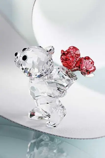 Swarovski Crystal Kris Bear Say It With Roses 5063324 Mint Boxed Retired Rare