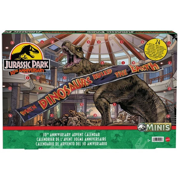 JURASSIC WORLD PARK 30th Anniversary Minis Advent Calendar £44.99