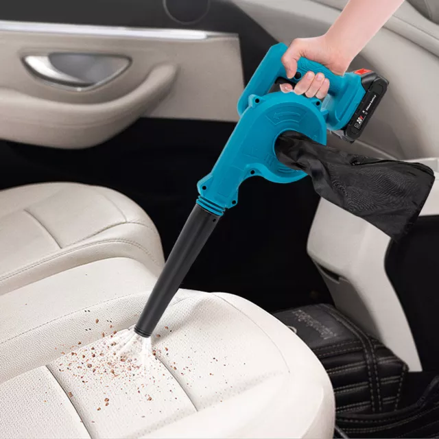 2-in-1 Cordless Electric Leaf Blower Home Car Dust Remove Vacuum Cleaner Battery