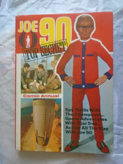 Joe 90 Top Secret Comic Annual 1970 TV Show Unclipped