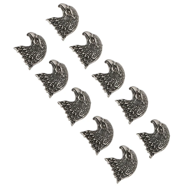 Accesorios de aleación Bolsas Remaches Metal Cabeza de Águila Remaches Forma de Estrella