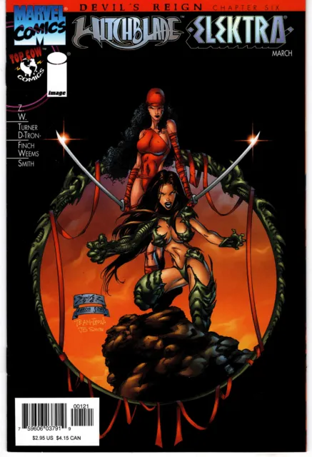 Devil's Reign #6 Witchblade Elektra NM Joe Benitez Cover 1997 Image Comics