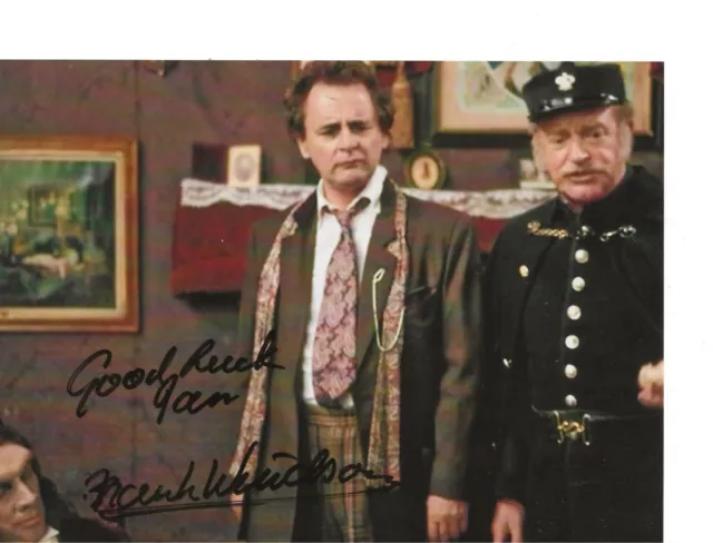 Dr. Who (  2 Series)  1983 & 1989 -Frank WINDSOR- d@92- signed 5 x 4  pic