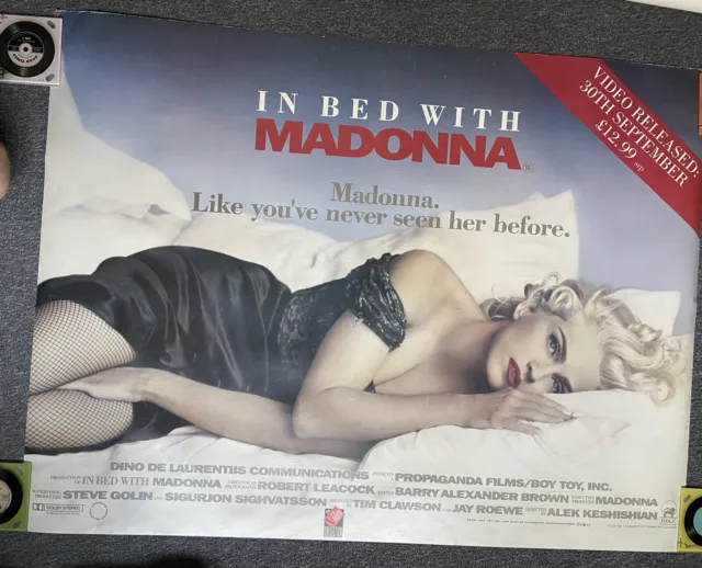 In Bed With Madonna Poster