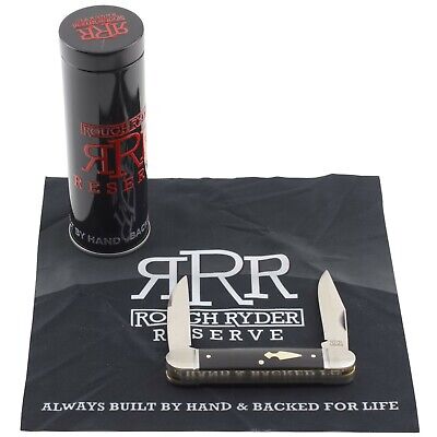 Rough Ryder Reserve Hedgehog Black Micarta Pocket Knife D2 Tool Steel