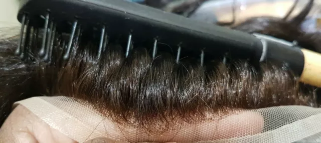 Herren Haarteile Toupee Haarersatzsystem Perücke UK Verkäufer - Top Qualität 2