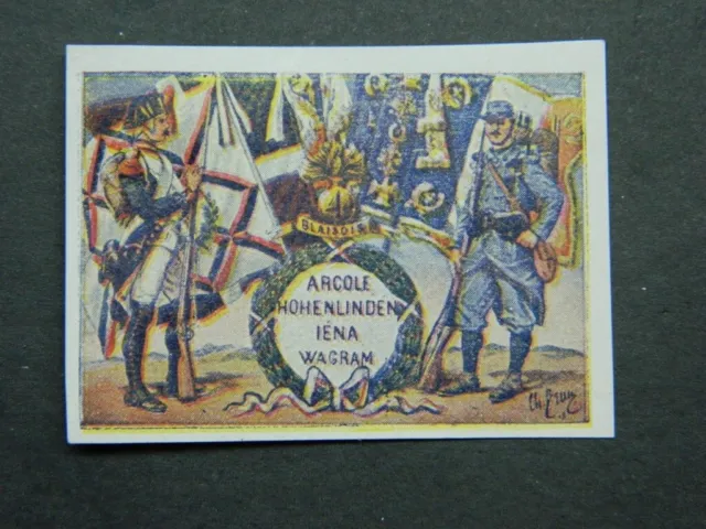 Vignette Militaire non dentelée Delandre 4ème Régiment d'Infanterie Blaisois