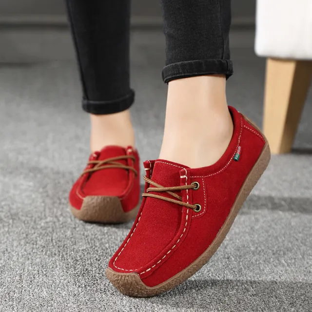 Womens Canvas Shoes Loafers Pumps Casual Slip On Platform Trainers Flats Sneaker