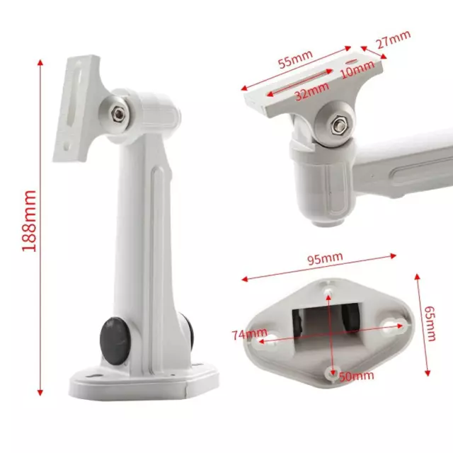 Wall Mount Adjustable Bracket for Indoor Outdoor CCTV Security Camera Universal 2