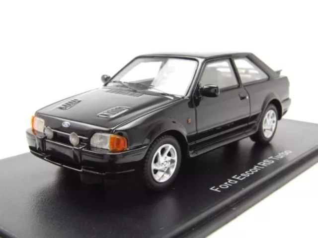 Ford Escort MK4 RS Turbo 1986 schwarz Modellauto 1:43 Neo Scale Models