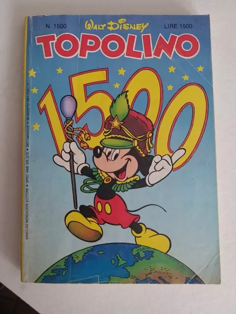 ***Topolino N. 1500*** 26 Agosto 1984 !!!