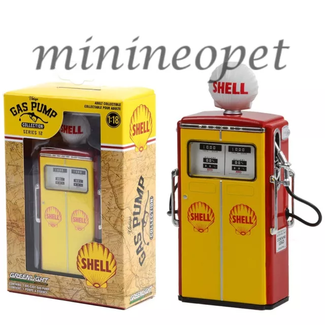 Greenlight 1954 Tokheim 350 Twin Gas Pump 1/18 Shell Oil 14120 C