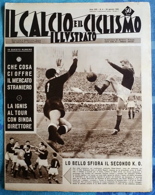 RIVISTA IL CALCIO E IL CICLISMO ILLUSTRATO anno 1952 numero 20 WILLIAMS EUR 2,50 - PicClick IT
