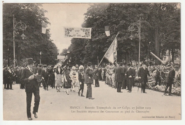 NANCY - CPA 54 - Vie Militaire - Rentrée du 20eme Corps d' Armée Juillet 1919 19