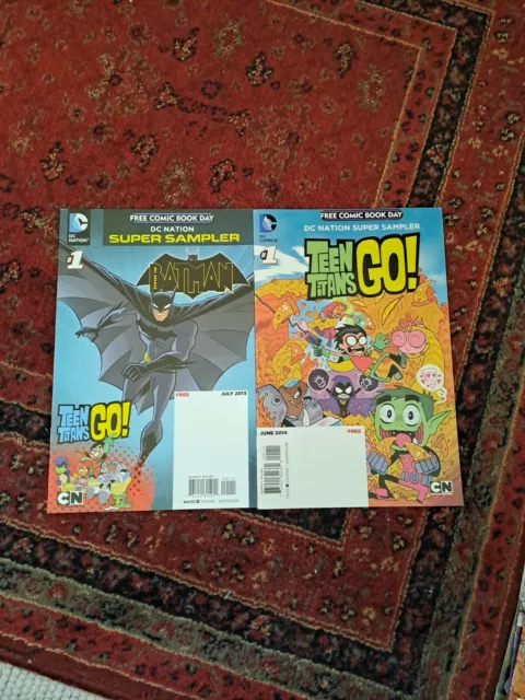 Teen Titans Go! #1 FCBD DC Comics DC Nation Super Samplers 1st Print 2013 & 2014