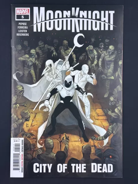 Moon Knight City of the Dead #5 (2023) NM Marvel Comics 1st Print