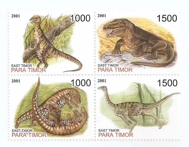 Dinosaures - Animaux Prehistoriques - Timor Oriental