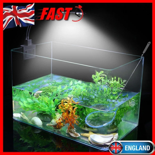 LED Waterproof Aquarium Light for Fish Tank Aquatic Plants Grow Lighting Clip