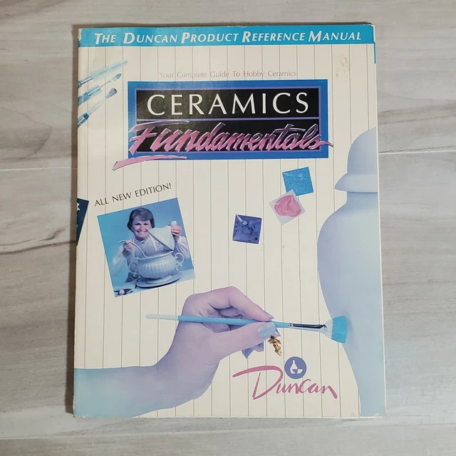 1986 Duncan Ceramics producto referencia manual fundamentos pasatiempo esmaltes ideas