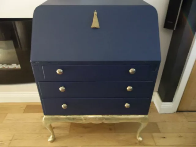 Upcycled Vintage Writing Bureau Desk