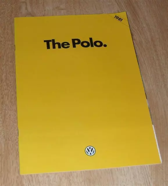 Volkswagen VW Polo Brochure 1980-1981 Polo N Polo L Polo GLS - 1981 Model Year