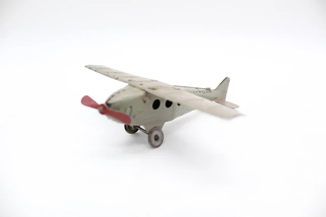 Joustra, France - 22 cm - Ancien Avion en tôle avec siège