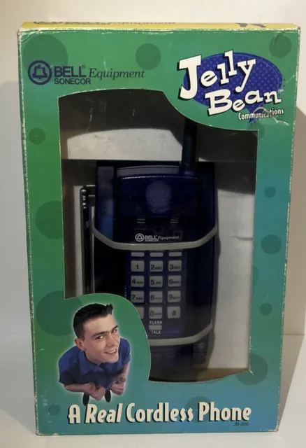 Emerald Green Jelly Bean Wireless Phone with Caller ID & Cord JB-200 Telephone