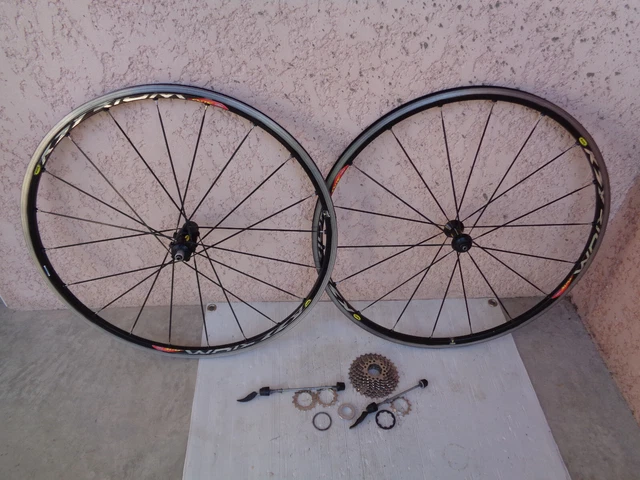 MAVIC KSYRIUM ELITE TIRE RIMS 10 speed hglide roues a pneus 18 20
