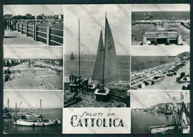 Rimini Cattolica Saluti da Foto FG cartolina KB1254