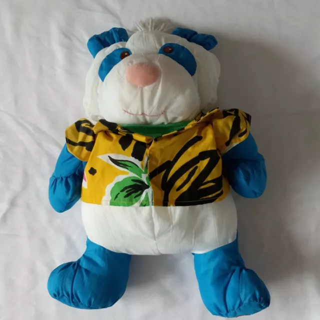 Vtg Fisher Price Puffalump Wild Thing Panda Bear 18" Plush 1987 Hawaiian Shirt