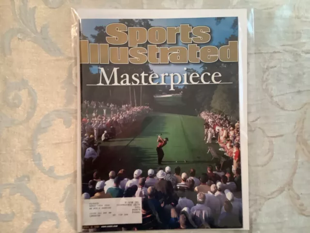 Sports Illustrated April 16, 2001 Masterpiece: Tiger Woods The Masters