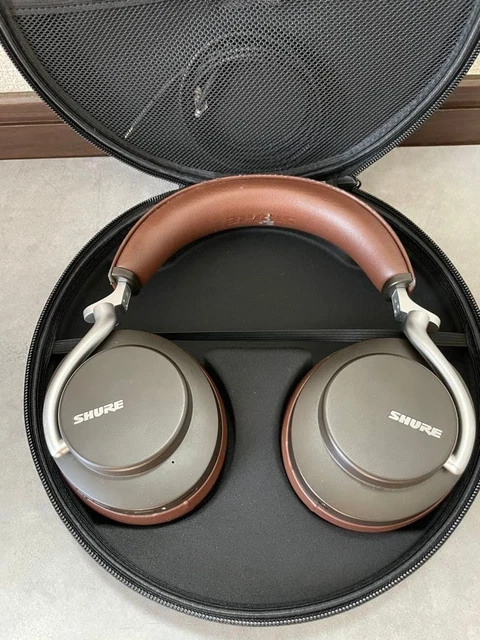 SHURE AONIC 50 Wireless Noise Cancelling Headphones Brown SBH2350
