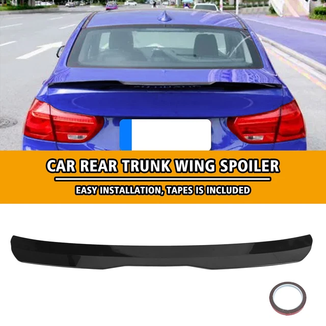 UK UNIVERSAL FIT Car ABS Rear Spoiler Modified Roof Extension Lip ...